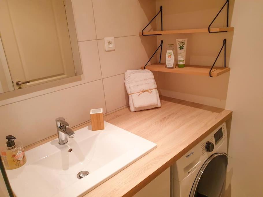 Spacieux Appartement Au Calme 15Min Sud De Lyon Proche Metro Et Gare Confluence Aquarium Gerland Oullins Luaran gambar